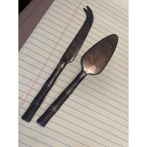 Bamboo Stainless 237 Dinner Knife/ Slice Tableware Set of 2